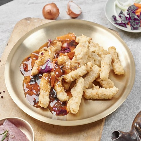 [리치푸드씨스템]중국집 탕수육1kg, 1kg, 5개 - 탕수육/중식 | 쿠팡