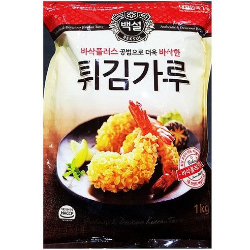 튀김가루 백설 1Kg x10개 튀김가루10개