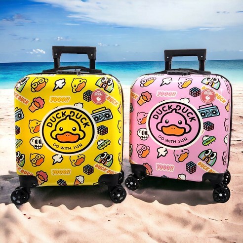 우리 아이 첫 여행, 덕덕 18인치 기내용 캐리어와 함께 설렘 가득한 추억을 선물하세요!