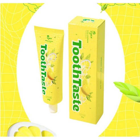 투스테이스트 비건 바질레몬에이드 화이트닝 치약, 90g, 1개