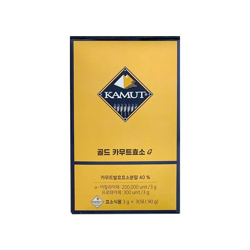 [KAMUT] 골드 카무트 효소 30포 x 1박스, 4개, 90g