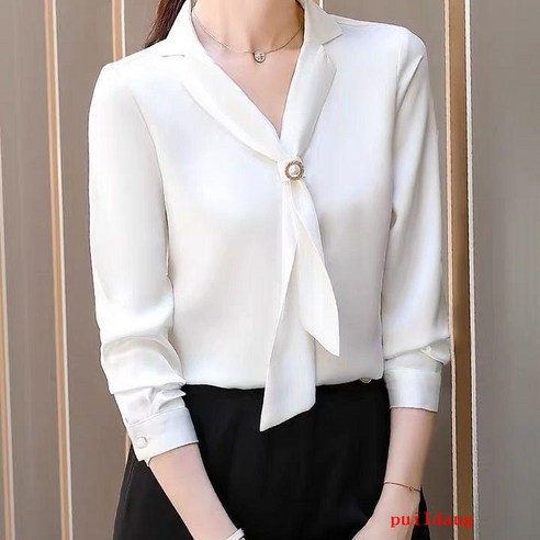 puildaug 아세테이트 새틴 셔츠 여성 여름 스타일 패션 짧은 소매 셔츠 화이트 재킷