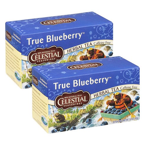 셀레셜시즈닝스 무카페인 허벌티 트루 블루베리 글루텐 프리, 45g, 2개