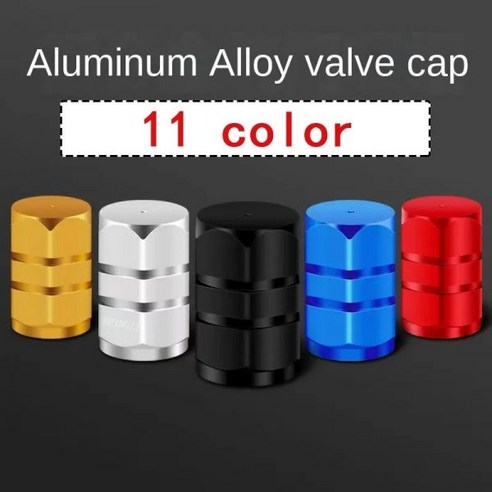 타이어캡 휠너트 타이어 밸브캡 Aluminum Alloy Car Wheel Tire Valve Caps Tyre Rim Stem Covers Airdust Waterproof Fo, Blue1PCS, 1개