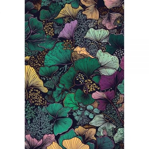 Ginko Biloba Leaves 5 Poster Print - Justyna Jaszke 16 x 24