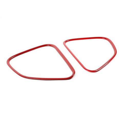 AFBEST 자동차 도어 스피커 장식 커버 링 트림 닷지 충전기 2011-2021 용 오디오 인테리어 액세서리 레드, 빨간색