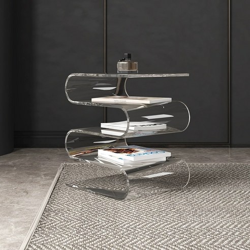 아크릴 사이드 테이블, 당신의 공간에 투명한 아름다움을 더하세요!