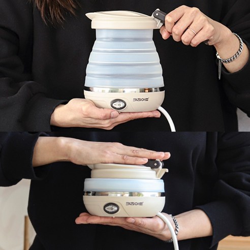 접이식 여행용전기포트 휴대용포트 분유포트 캠핑