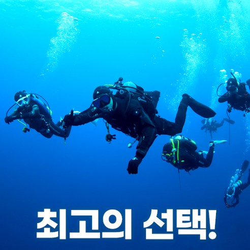 [50%이벤트] PADI 오픈워터 스쿠버다이빙 자격증, 오픈워터+어드벤스드코스(이러닝)