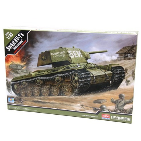 1:35 소비에트 연방 KV-1''s 에크라나미 프라모델 (13549), 1개