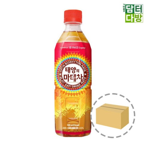 코카콜라 태양의 마테차, 500ml, 500mg, 24개