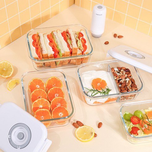 바쿠스 유리 진공 밀폐용기: 신선도 보존 혁신