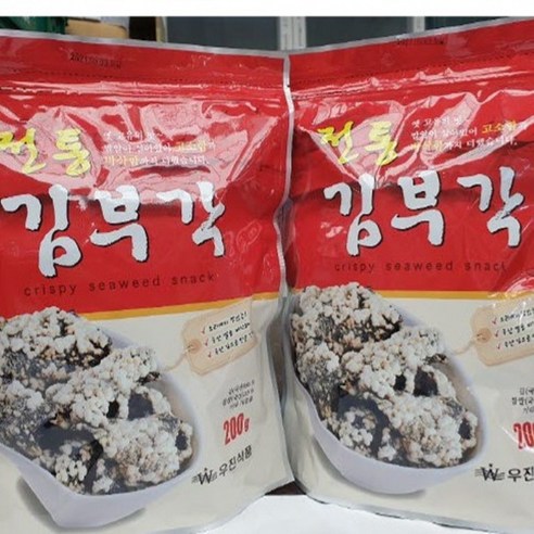 월매식품김부각 우진식품 전통 김부각200g*2봉 아삭아삭 맛있는 김부각, 2개 Best Top5