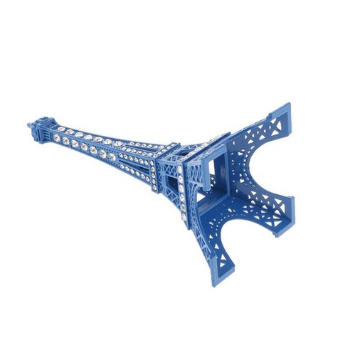 100% 금속 합금 에펠 탑 모델 동상 케이크 토퍼 홈 오피스 장식을위한 우아한 선물, S_Royal 블루, 설명