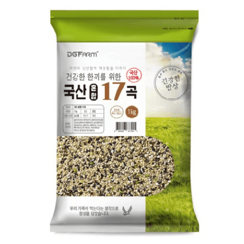 국산 혼합 17곡, 1kg, 1개