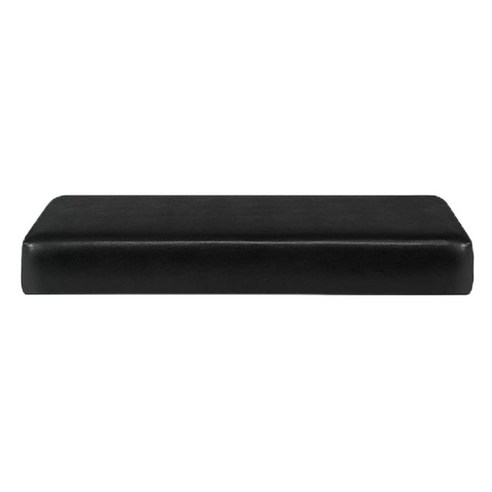 소파 쿠션 슬립 커버 RV Loveseat 소파 용 별도 보호 케이스 소파 쿠션 커버, 검은 색, PU 가죽