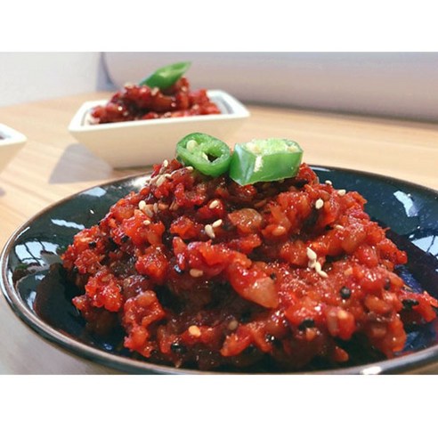광천 토굴 새우젓 비빔오징어젓갈 300g~1kg 딸부자집, 1개, 500g