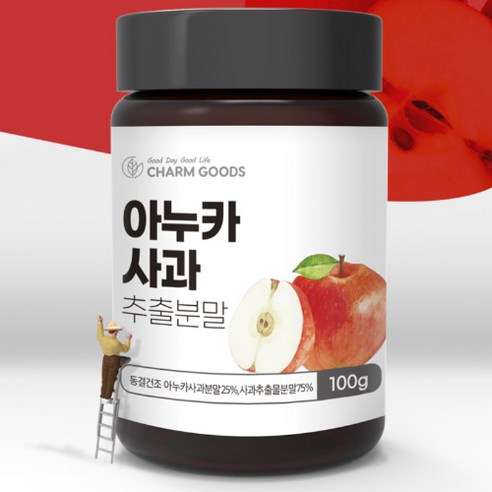 아누카사과분말 100% 폴란드 정품 식약처 HACCP 인증 아노카사과 아노카사과 사은품증정, 2개, 100g