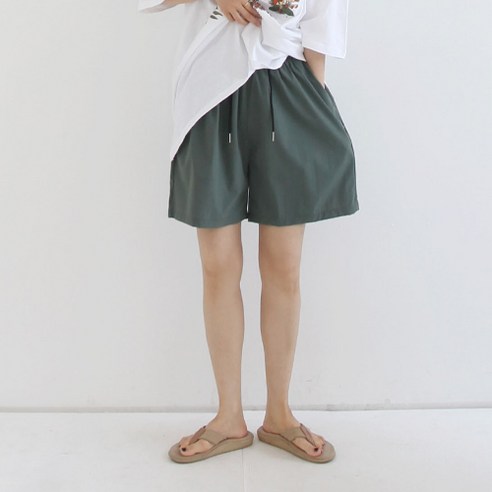 여름철 편안함과 스타일을 위한 애플망고샵 빅사이즈 쿨 아이스 반바지