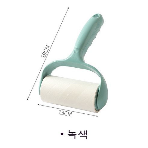 FULE KORELAN 매우 유용한 일상 가제트점모기 찢을 수 있는 롤러 펠트 롤러 솔 점모 점모 신기 제모 옷 제거 점모 솔 옷 두루마리 종이, 초록색