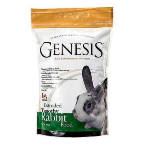 제네시스 티모시 발효된 토끼 사료, 1kg, 1개 소동물/가축용품