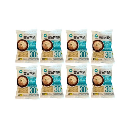 청정원 콩담백면 150g x 8개 1세트 건강식 글루텐프리 당류 제로 저칼로리