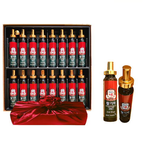 정관장 6년근 홍삼정 활기력 16세트 320ml+쇼핑백 선물세트(보자기포함) 1개, 320ml, 1세트