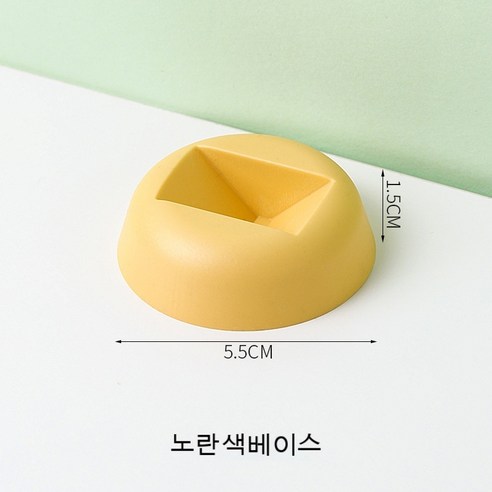 FULE KORELAN 매우 유용한 일상 가제트산화 방지 pe막 액세서리 케이스 휴대용 투명 수납함 귀걸이 귀걸이 귀걸이 목걸이 박막 부상 전시함, 노란 밑받침