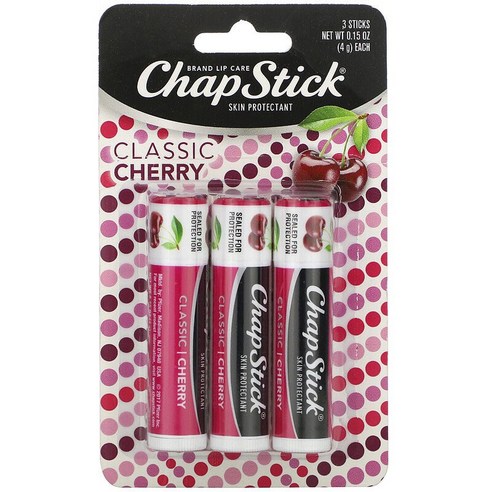 입술에 스미는 달콤한 유혹, 챕스틱 체리 립밤 솔직 담백 리뷰 챕스틱