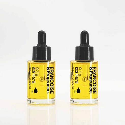 프랑스와즈 유기농 호호바오일 골드 앰플 비정제 100% 30ml 1+1, 2개