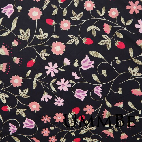 가방 속 짐은 줄이고, 자외선 차단은 꼼꼼하게! 블랙 잔꽃 경량 미니 양산으로 쾌적한 여름을 보내세요.