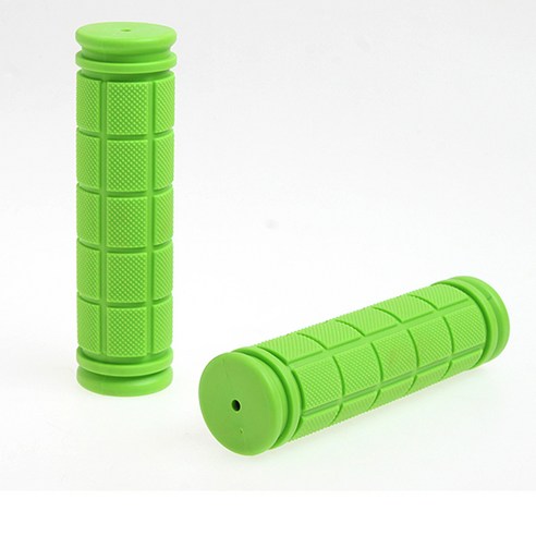 YSSHOP 미끄럼 방지 자전거 자전거 MTB 핸들 바 그립 소프트 고무 바 커버, 녹색, 12cm