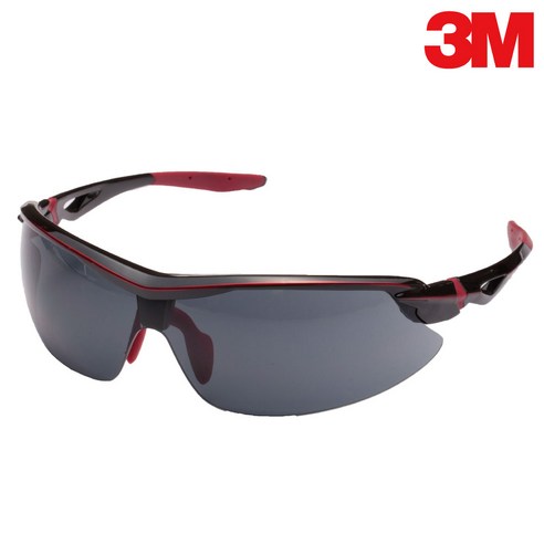 3M 스카치가드 김서림방지 보안경, AP303SG (회색/레드프레임), 1개