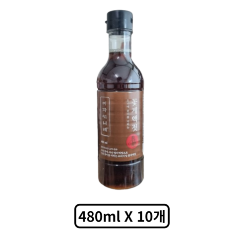 미자언니네 꽃게액젓 480ml 미자네 만들기 이영자 파김치 전참시 레시피 액젖, 4.8L, 3개