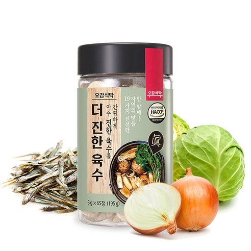 육수장인 더 진한 육수, 195g, 4개