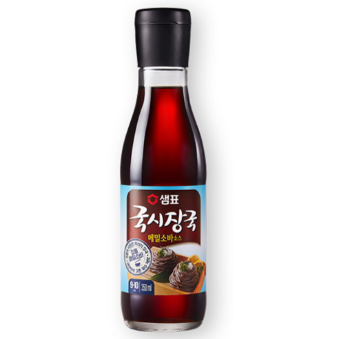 샘표 국시장국 메밀소바 350ml, 350g, 3개