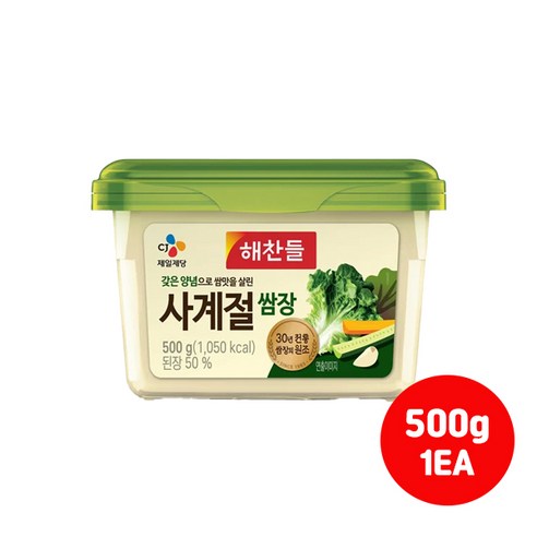 CJ 해찬들 사계절쌈장 500g 1개입, 1개 Best Top5