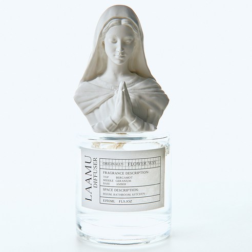 삭막한 공간에 향기를 더하는 마법, 라아무 마리아 석고 디퓨저 비올라향