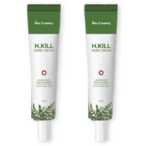 바이오크리미 에이치킬 항문 및 사타구니 종합 허브크림, 30ml, 2개