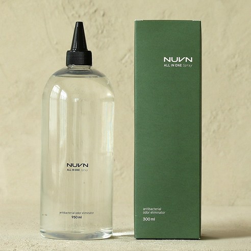 누븐 천연 강아지 탈취제 반려동물 강아지냄새제거 펫 냄새 스프레이 300ml + 리필용 950ml, 1개