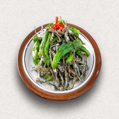 [오수연푸드] 반찬 꽈리고추멸치볶음 100g/200g, 200g, 5개