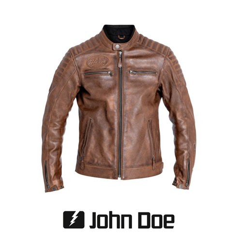 존도 바이크 자켓 Leather Jacket Dexter Brown JLE6005, M