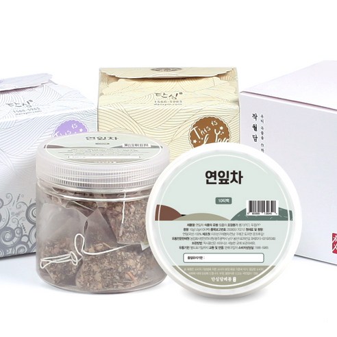 참건강마을 연잎차 10티백(10g) [답례품 선물세트], 실버