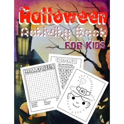 영문도서) Halloween Activity Book for Kids Ages 4-8: Scary Fun