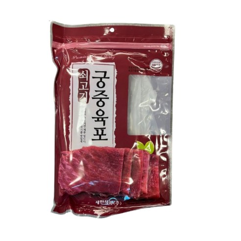 쇠고기 궁중육포 대용량 두꺼운 소고기 육포 간식 주전부리 안주, 800g, 1개