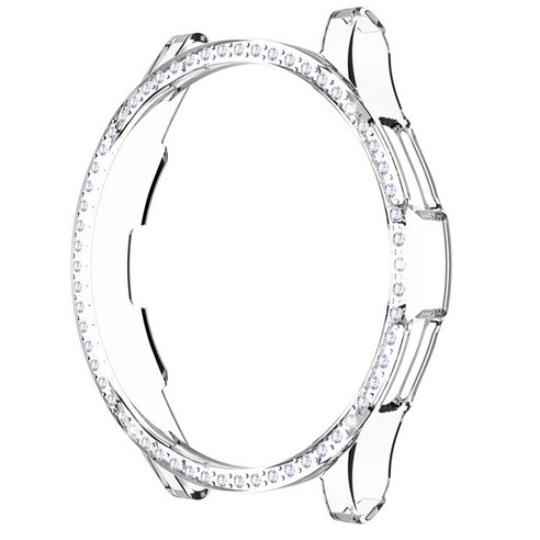 뉴이지 갤럭시워치4 40mm 큐빅 보호케이스, 클리어, 워치4  40mm