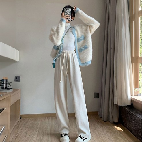 따뜻하고 편안한 착용감을 제공하는 글램디아 밴딩 코듀로이팬츠 골덴바지