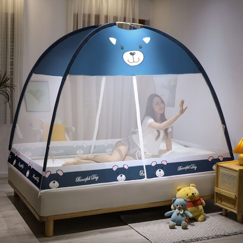 모기장 가정용 암호화 모기방비 모기장 설치 면제, 방진곰