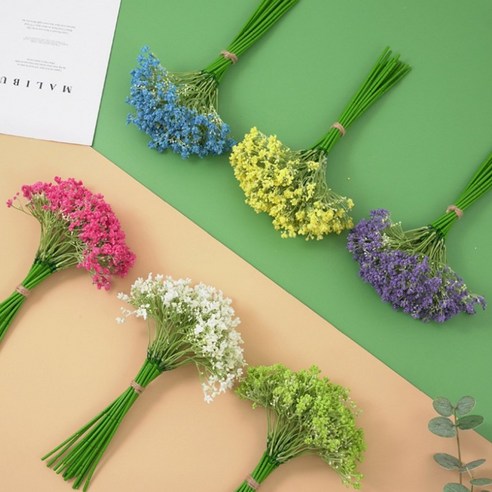 시들지 않는 핑크빛 아름다움, 마벨인홈 안개꽃 조화