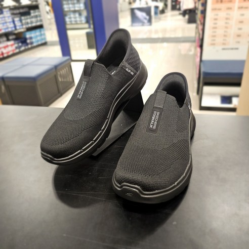 스케쳐스 고워크 슬립인스 손대지 않고 바로착용 구두대용 출퇴근용 가볍고 발편한 남성 슬립온 운동화 SP0MWCDY031